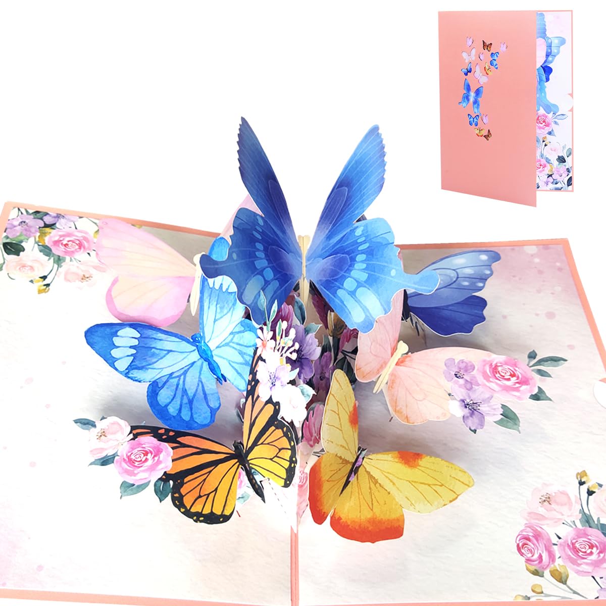 Amazon | 3D 蝶々ポップアップカード 蝶が舞う感じ 立体 Amazon | 3D 蝶々ポップアップカード 蝶が舞う感じ 立体